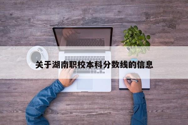 关于湖南职校本科分数线的信息